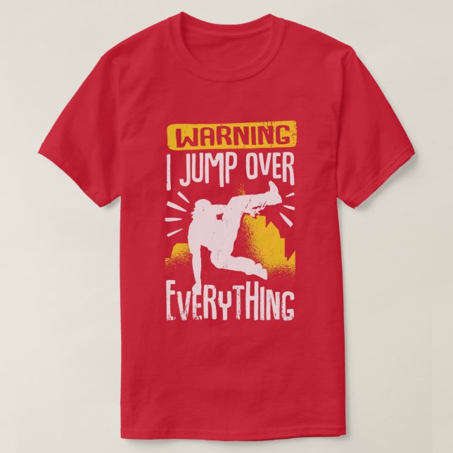 T-shirt Funny Freerunning Freerunner Parkour Traceur Cadea (Design devant)