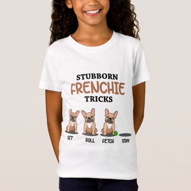 T-Shirt Funny Frenchie Trick I Amoureux des chiens I Frenc (Devant)