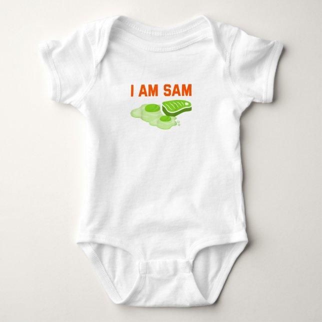 T-shirt Funny Fried Green Ham and Eggs Days I Am Sam (Devant)