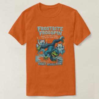 T-shirt Funny frog frosbiteT-Shirt