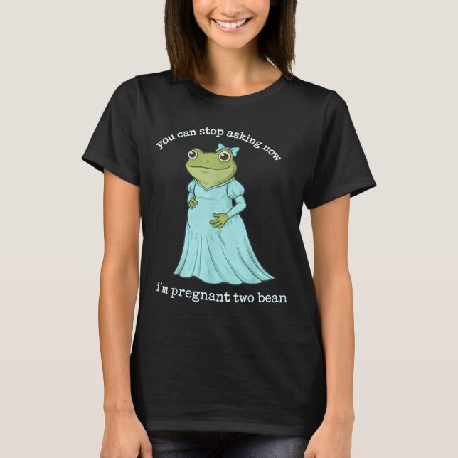 T-shirt Funny Frog Pregnancy Announcement Medieval Pregnan (Devant)