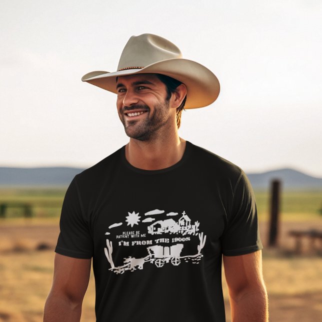 T-shirt Funny "From the 1900s" Panier & Oxen (Créateur téléchargé)