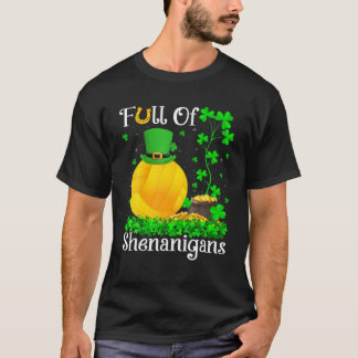 T-shirt Funny Full Of Shenanigans Beach Volleyball St Patr
