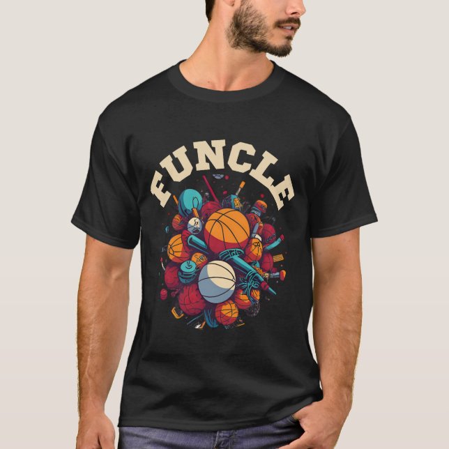 T-shirt Funny Funcle Tee (Devant)