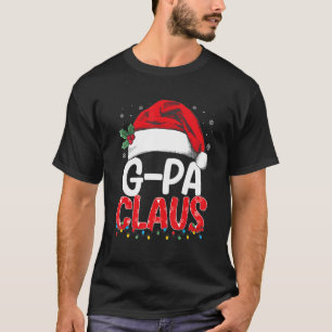 T-shirt Funny G-Pa Claus Santa Hat Famille Correspondant C