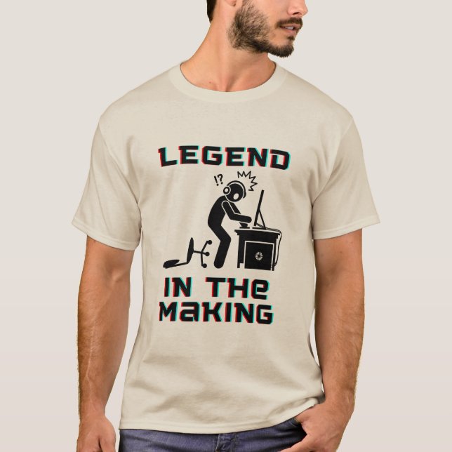 T-shirt Funny Gamer Meme Tee for Gaming Lovers  (Devant)