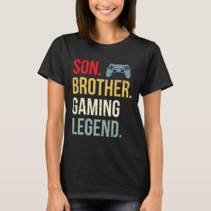 T-shirt Funny Gaming Boys Men Gamer Brother