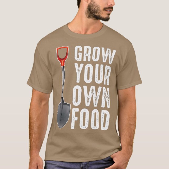 T-shirt Funny Gardener Shovel Plant Lover Gift (Devant)