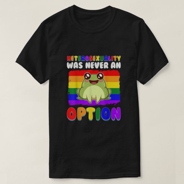 T-shirt Funny Gay Frog (Design devant)