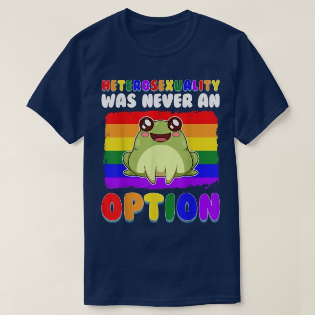 T-shirt Funny Gay Frog (Design devant)
