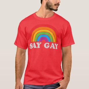 T-shirt Funny Gay pride Vintage Arc-en-ciel Lgbt Mois T-sh