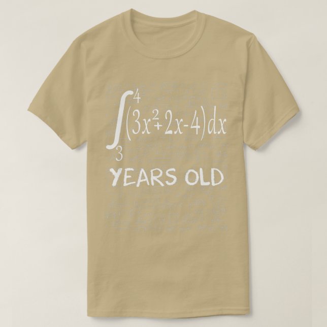 T-shirt Funny geek mathématique 40 ans 40e anniversaire in (Design devant)