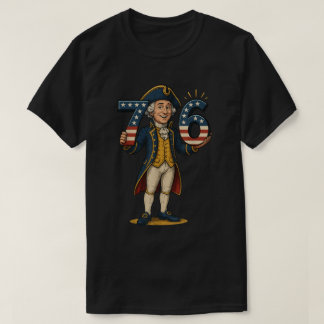 T-shirt Funny George Washington 76 Chemise mème
