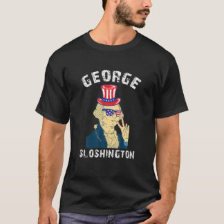 T-shirt Funny George Washington États-Unis 4 juillet T