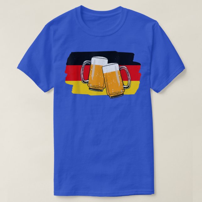 T-shirt Funny German Beer  (Design devant)