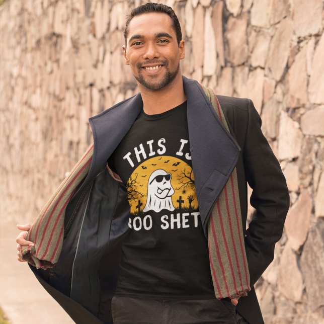 T-shirt Funny Ghost Halloween Phrase (Créateur téléchargé)