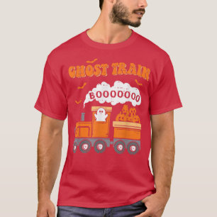 T-shirt Funny Ghost Train Boo Halloween Costume Enfants Ga
