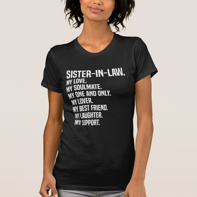 T-shirt Funny Gift for Brother in Law and Sisters in Law f (Devant)