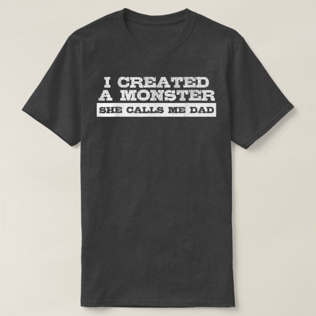 T-shirt Funny Gift for Dad from Daughter First Father's Da (Design devant)