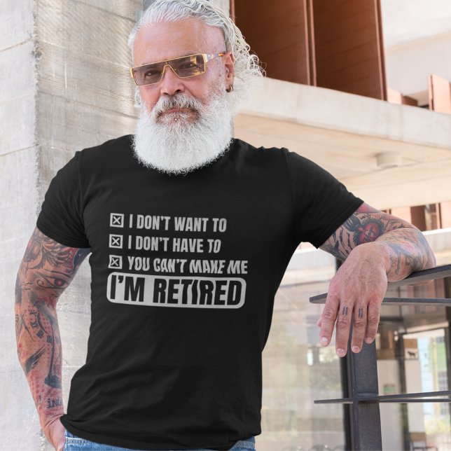 T-shirt Funny Gift for Retirees (Créateur téléchargé)
