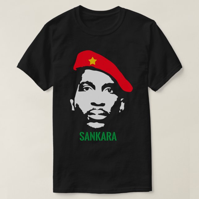 T-shirt Funny Gifts For Thomas Revolutionary Sankara Gift  (Design devant)