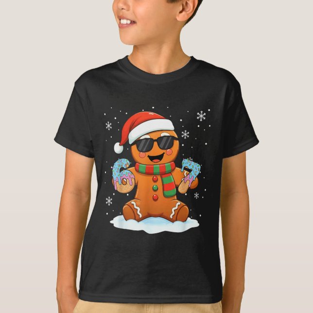 T-shirt Funny Gingerbread Six Seven 67 Ice Cream Drip Chri (Devant)