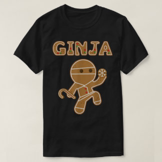 T-shirt Funny Ginja Gingerbread Ninja Design
