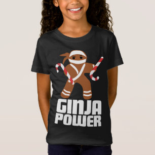 T-Shirt Funny Ginja Power Cute Noël Cookie Gingerbrea