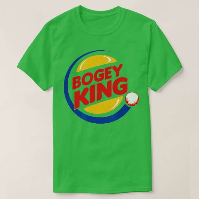 T-shirt Funny Golf BOGEY KING Cadeau Anniversaire Hommes F (Design devant)