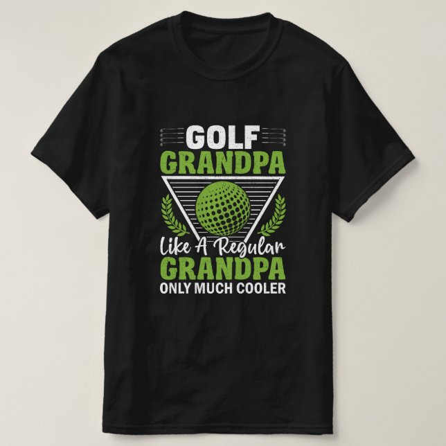 T-Shirt Funny Golf Grand-Père (Design devant)