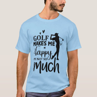 T-shirt Funny Golf mot art sports