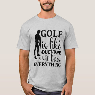T-shirt Funny Golf mot art sports