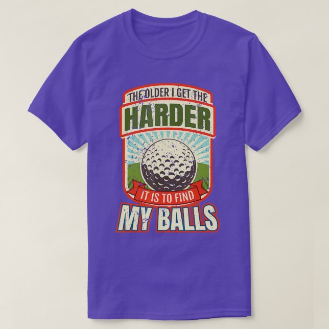 T-shirt Funny Golf Pour Hommes Funny Golfer s (Design devant)