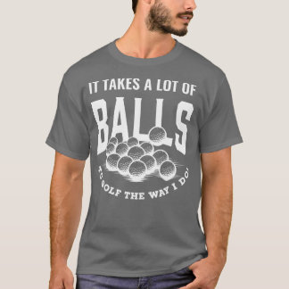 T-shirt Funny Golf Pun fait des balles de golf Golf Golf P