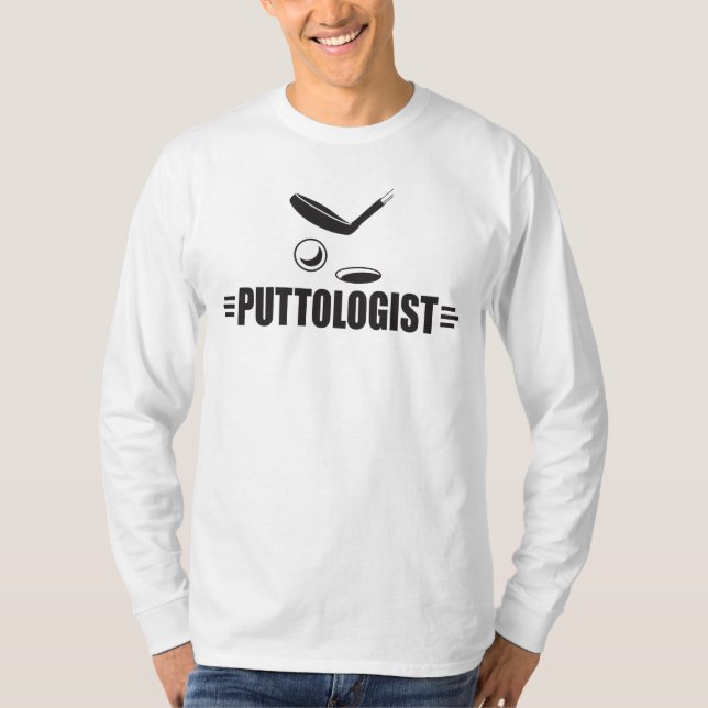 T-shirt Funny Golf, Putting (Devant)