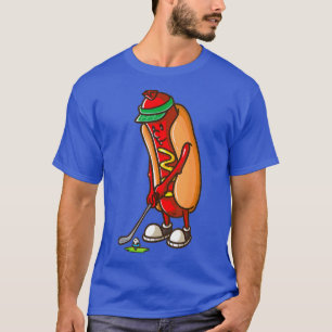 T-shirt Funny Golfing Hot Dog Golf Cadeaux de golf pour ho