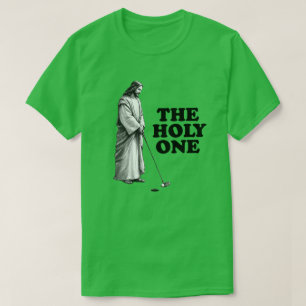 T-shirt Funny Golfing Jésus Le Saint