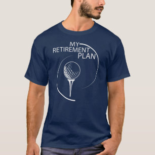 T-shirt Funny Golfing Retraite joueur de golf