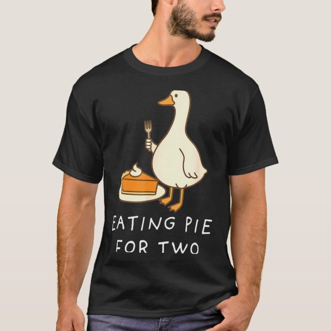 T-shirt Funny Goose Thanksgiving Couples Pregnancy Announc (Devant)