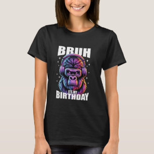 T-shirt Funny Gorilla Anniversaire Garçons Adultes Enfants
