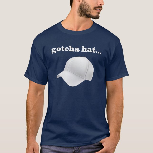 T-shirt Funny Gotcha Casquette Boxe, Funny Mens S (Devant)