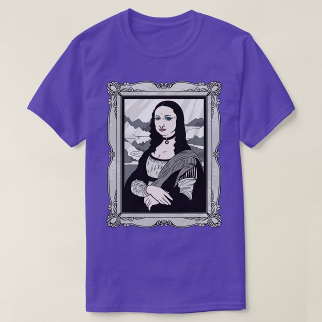 T-shirt Funny Goth Da Vinci Parodie (Design devant)