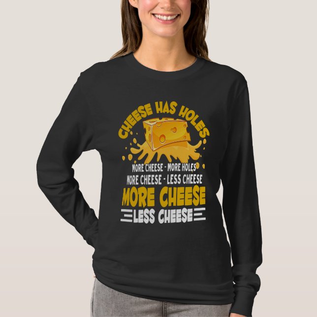 T-shirt Funny Gouda Lover Cheesus More Cheese Brie Gouda V (Devant)