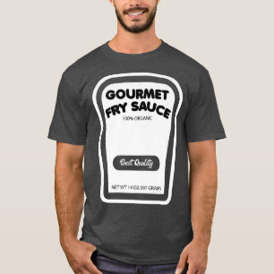 T-shirt Funny Gourmet Sauce à la frite Easy Halloween Grou