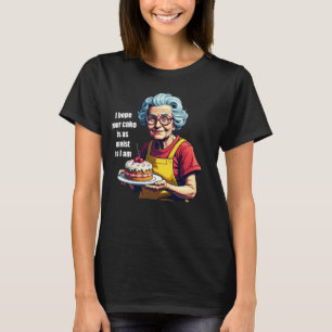 T-shirt Funny Grandma humide thé de gâteau - Shi Graphique