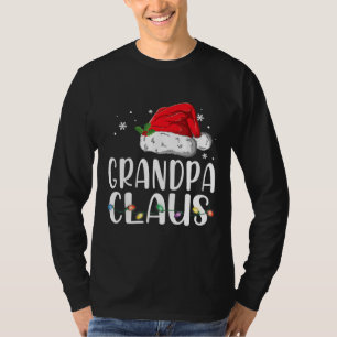 T-shirt Funny Grandpa Claus Pajamas Santa 