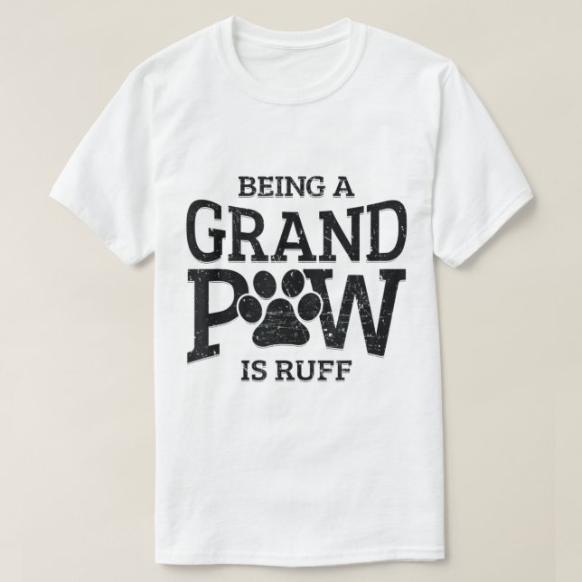 T-shirt Funny Grandpaw Dog Lover Design (Design devant)
