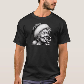 T-shirt Funny Granny Nana Licking Candy Cane Grandma Chris
