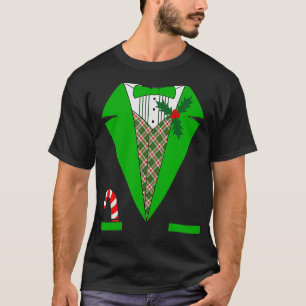 T-shirt Funny Green Tuedo Costume