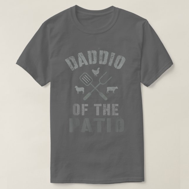 T-shirt Funny Grilling Dad (Design devant)